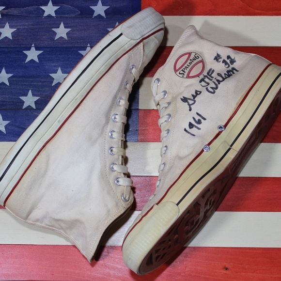 SPALDING 1961 Autographed George Wilson Vintage 14 - Picture 4 of 8